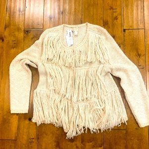 NWT CHICOS CREAM CARDIGAN SWEATER